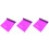 3Pièces Papier Cellophane Violet Haute Qualité Pour Fleurs 4