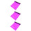 3Pièces Papier Cellophane Violet Haute Qualité Pour Fleurs 8
