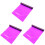 3Pièces Papier Cellophane Violet Haute Qualité Pour Fleurs 2