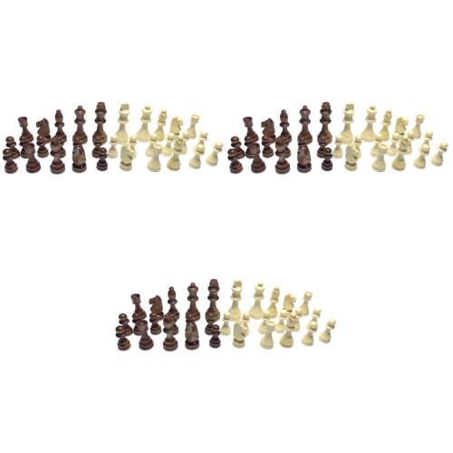 96Pièces Pièces D'échecs Durable Apprentissage Enfant 2
