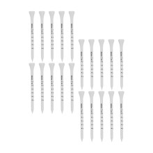 300Pièces Equipements Golf Tee Bois Argenté Durable Pour Débutants