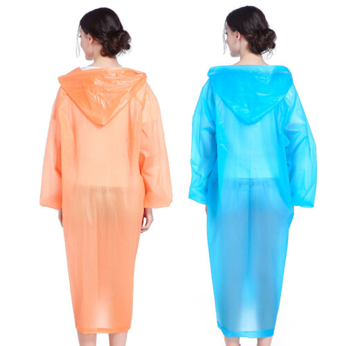 4Pièces Poncho Réutilisable Adulte Coupe-Vent Variés