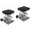 2Pièces Levage Ajustable Noir Support Laboratoire 6
