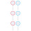 6Pièces Petits Tableaux Effaçables En Mousse Colors Pour Votes Et Jeux 10