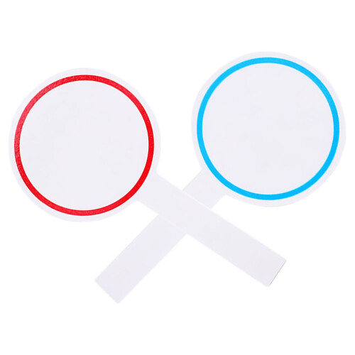6Pièces Petits Tableaux Effaçables En Mousse Colors Pour Votes Et Jeux 2