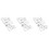 15Pièces Boucles Serrées Ceinture Acier Argenté Multiusage 9