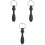 3Pièces Coupe-Percuteurs Cigare Accessoire Noir Compact 5