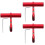 3Sets Multifunctionele Rood Aluminium Fietsverlengbeugel Handvat 8