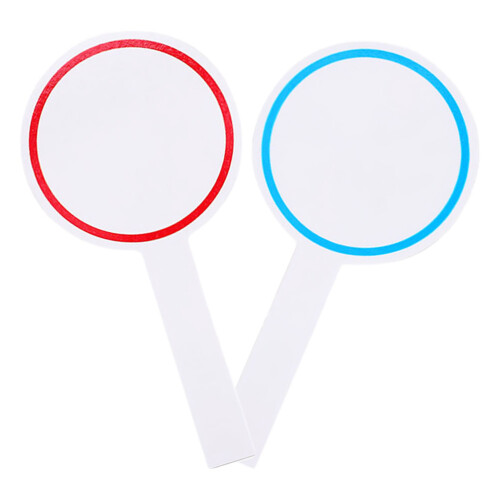 6Pièces Petits Tableaux Effaçables En Mousse Colors Pour Votes Et Jeux 1