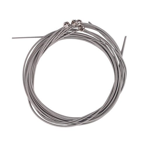8Pièces Cordes Basse Argent Acier Inox 4 Cordes, Remplacement Durable