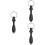 3Pièces Coupe-Percuteurs Cigare Accessoire Noir Compact 8