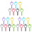 21Pièces Clip Porte- Multi-Couleurs Résistant 2