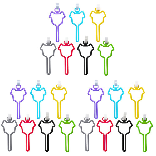 21Pièces Clip Porte- Multi-Couleurs Résistant 1