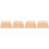 4Pcs Light Yellow Wood Spool Rack Stable Base for Thread Storage 6