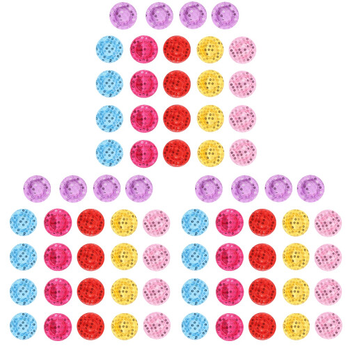 72Pièces Mini Chapeaux Pour DIY Couleurs Assorties 1