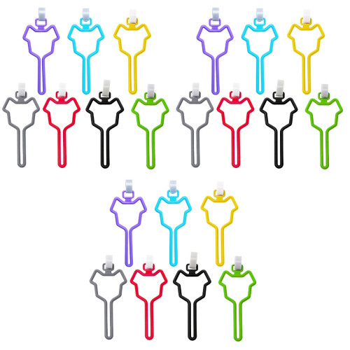 21Pièces Clip Porte- Multi-Couleurs Résistant 2
