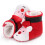 2Pièces Chaussures Bébé Brodées En Coton Bottines Chaudes Hiver 2