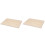 2Pièces Support À Dessin Bois Beige Robuste Stylé 2