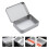 6Pièces Boîtes De Rangement En Tôle Argent Mat Pour Petits Objets 8