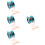 4Ensembles Yo-Yo Professionnel Alliage ABS Jouet Éducatif 9