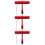 3Sets Multifunctionele Rood Aluminium Fietsverlengbeugel Handvat 10