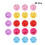 72Pièces Mini Chapeaux Pour DIY Couleurs Assorties 9