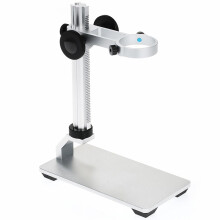 3Pièces Support Microscope USB Aluminium Argent Stabilisé Et Ajustable