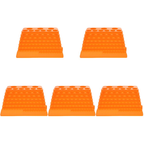 5Pièces Boîte De Rangement Orange Pour Forets Polyvalente 1