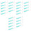 36Pièces Applicateurs Lentilles Verts Doux Silicone Transport 5