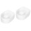 2Pièces Bols Blancs Trempage Ongles Art 4