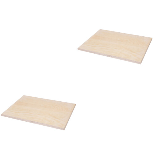2Pièces Support À Dessin Bois Beige Robuste Stylé 2