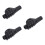 3Pièces Kit Réparation Jonction Pôle Support Noir Pour Abris 5