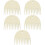 5Pièces En Bois Beige Pour Accessoires DIY Résistant 9