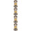 4Pièces Visionneuse Large Angle En Cuivre Pour Porte 10