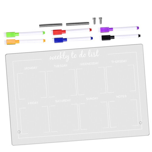 1Ensemble Tableau Transparent Multifonction Avec Stylo