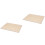 2Pièces Support À Dessin Bois Beige Robuste Stylé 4