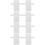 8Pièces Plaques DIY Plastique Blanches Pour Broderie Sacs 8