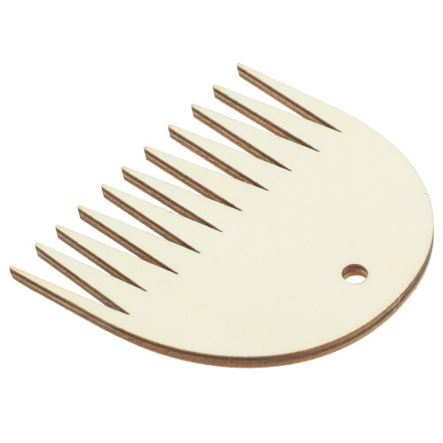 5Pièces En Bois Beige Pour Accessoires DIY Résistant 2