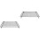 2Pièces Support Refroidissement Cuisine Noir Acier Carbone 4