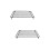 2Pièces Support Refroidissement Cuisine Noir Acier Carbone 6
