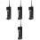 4Pièces Téléphone Fer Noir Décor Rétro Pour Maison 5