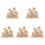 5 Sets 3D Wooden Puzzles Easter Educational Assembly Toy For Kids 4
