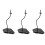 3Pièces Présentoir ABS Pour Figurine Support Stable Noir 6