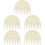 5Pièces En Bois Beige Pour Accessoires DIY Résistant 8