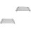 2Pièces Support Refroidissement Cuisine Noir Acier Carbone 3