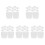 60Pcs Reusable White Plastic Boot Support Inserts for Tall Boots 4