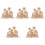 5 Sets 3D Wooden Puzzles Easter Educational Assembly Toy For Kids 5