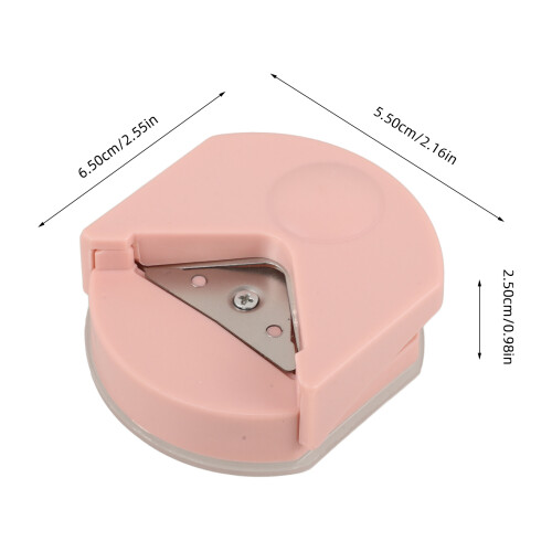 Outil Découpe Coin Papier Rose ABS Pour École 2