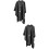 2Pièces Poncho Noir Résistant Usage 6