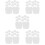 60Pcs Reusable White Plastic Boot Support Inserts for Tall Boots 10